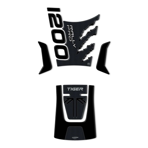 Kit Adesivi 3D Protezioni Serbatoio compatibili con Triumph Tiger 1200 Rally Pro 2