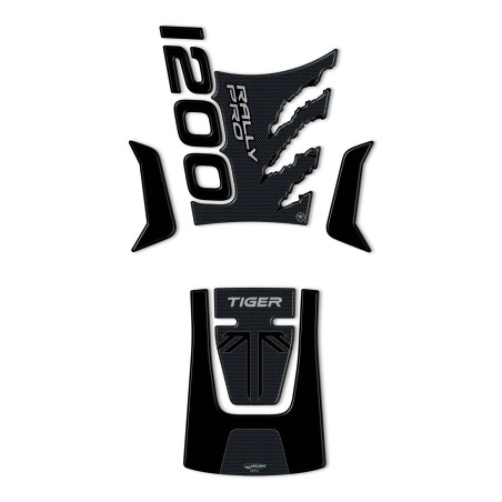 Kit Adesivi 3D Protezioni Serbatoio compatibili con Triumph Tiger 1200 Rally Pro
