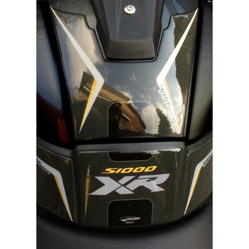 ADHESIVE KIT 3D TANK PROTECTIONS kompatibel x MOTO BMW S1000XR dreifach schwarz 2
