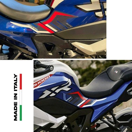 Kit adesivi 3D protezioni serbatoio moto compatibili BMW S1000XR sport 2020-2021