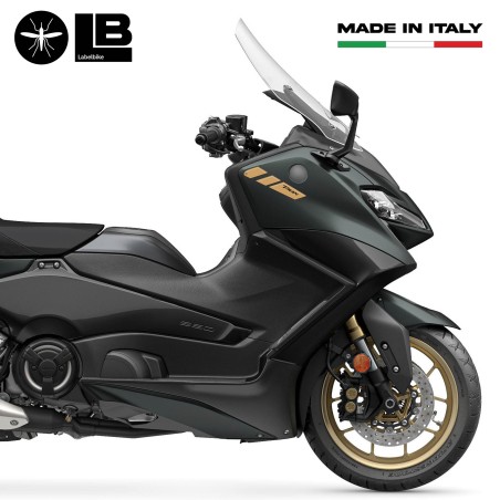 Kit adesivi 3D oro protezioni scooter compatibili con Yamaha Tmax 560 2022-2023