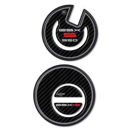 3D Sticker Kit Crankcase protectors compatible with Suzuki GSX-S 950 from 2021
