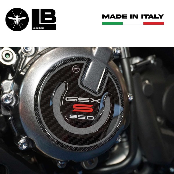 3D Sticker Kit Crankcase protectors compatible with Suzuki GSX-S 950 from 2021