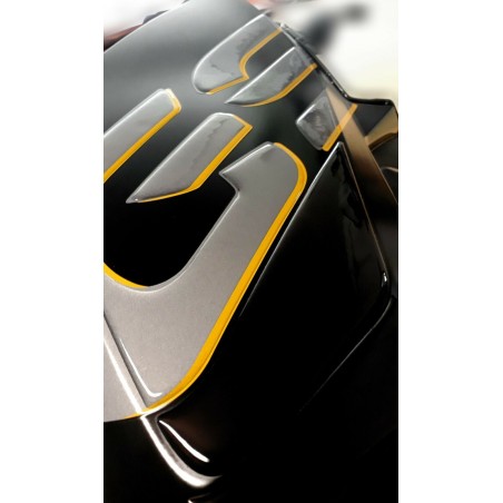3D TRANSPARENT ADHESIVES KIT für BMW GS R1250 EXCLUSIVE kompatiblen Motorradtank