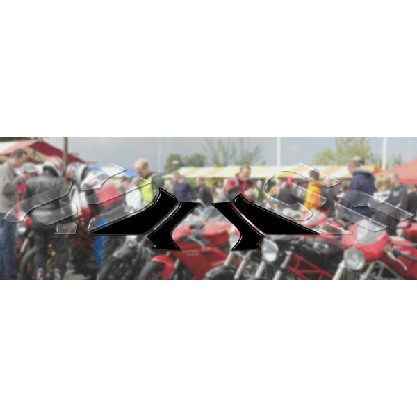 Kit ADESIVI 3D TRASPARENTI per Serbatoio MOTO compatibili BMW GS R1250 EXCLUSIVE