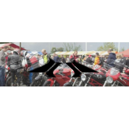 Kit ADESIVI 3D TRASPARENTI per Serbatoio MOTO compatibili BMW GS R1250 EXCLUSIVE