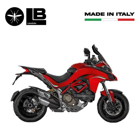 KIT ADHESIVO 3D TRICOLORE PROTECTIONS para MOTO DUCATI MULTISTRADA 1200 Italia 2010-2014