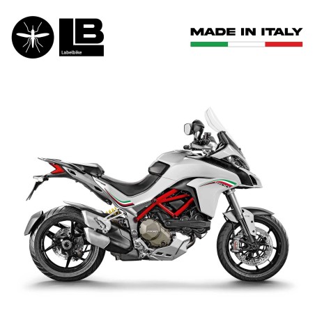 KIT ADHESIVO 3D TRICOLORE PROTECTIONS para MOTO DUCATI MULTISTRADA 1200 Italia 2010-2014
