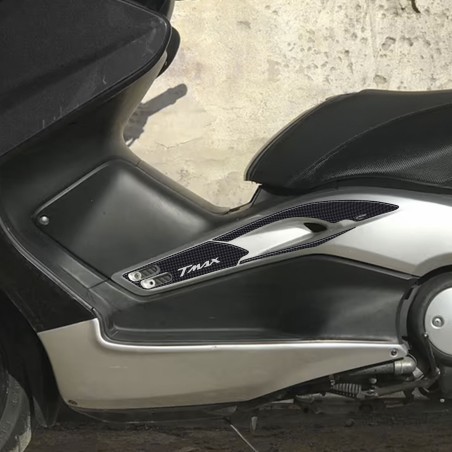 KIT ADHESIVOS Boomerang en RESINA 3D TMAX CARBON para YAMAHA T max 500 2001-2007