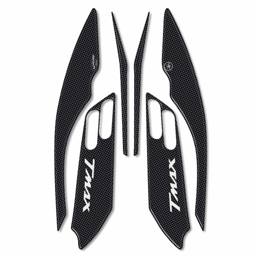 KIT ADHESIVOS Boomerang en RESINA 3D TMAX CARBON para YAMAHA T max 500 2001-2007 2
