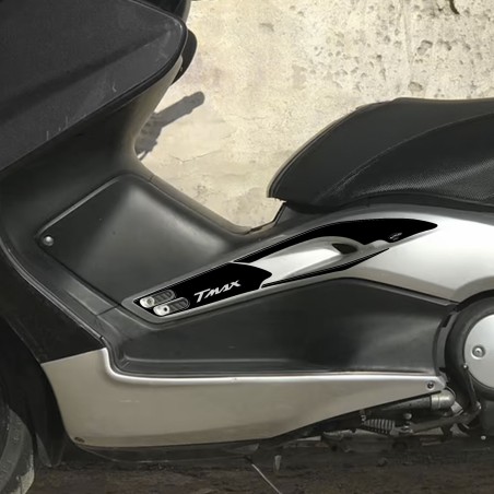 KIT ADHESIVOS Boomerang en RESINA 3D TMAX CARBON para YAMAHA T max 500 2001-2007