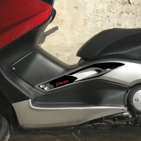 KIT ADHESIVOS Boomerang en RESINA 3D TMAX CARBON para YAMAHA T max 500 2001-2007