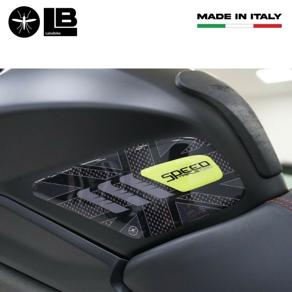 Kit adesivi gel 3D per serbatoio moto compatibile Triumph Speed Triple 2016-2021