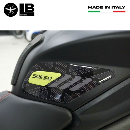 Kit adesivi gel 3D per serbatoio moto compatibile Triumph Speed Triple 2016-2021