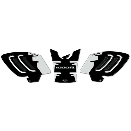 kit ADESIVI gel 3D PROTEZIONI SERBATOIO compatibili moto HONDA CB1000R dal 2018