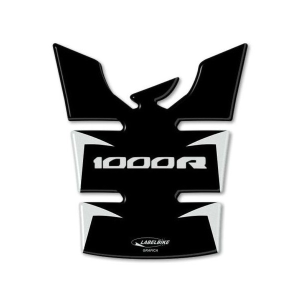 Bausatz 3D Gel Aufkleber Tankschützer kompatibel Motorrad HONDA CB1000R ab 2018