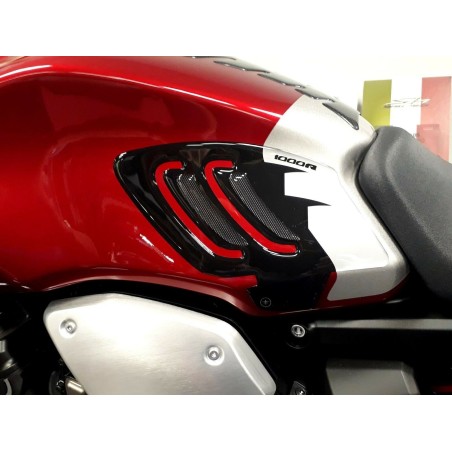 Bausatz 3D Gel Aufkleber Tankschützer kompatibel Motorrad HONDA CB1000R ab 2018