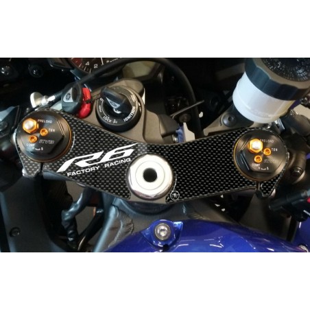 KIT ADHESIVO DE GEL COMPATIBLE 3D CARBON LOOK para MOTO YAMAHA YZF R6 2017-2020