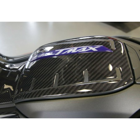3D GEL ADHESIVE KIT kompatibel YAMAHA Tmax 560 2020-21 carbon look-blue metal