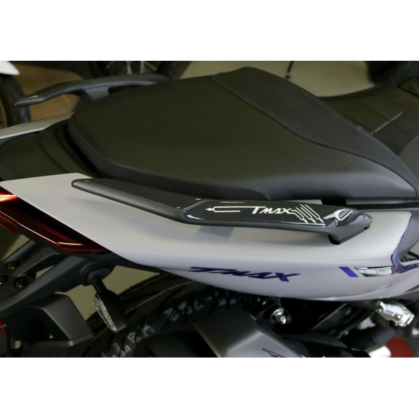 KIT ADHESIVO 3D GEL compatible YAMAHA Tmax 560 2020-21 carbono look-azul metal