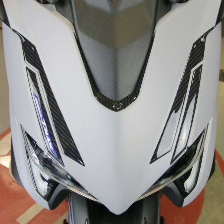 3D gel ADHESIVES KIT für FRONT PANEL SCOOTER kompatibel YAMAHA TMAX 560 2020-2021