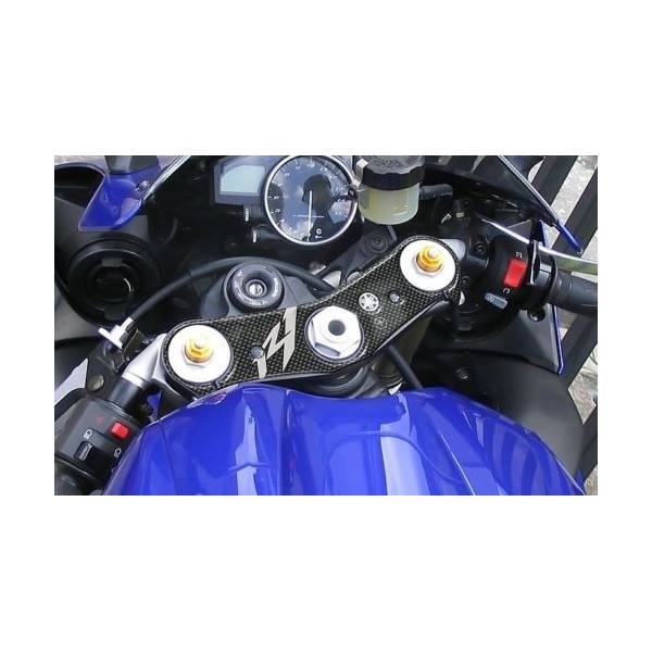 KIT ADESIVI in gel 3D per MOTO compatibili YAMAHA YZF R1 2007-2008 CARBON LOOK