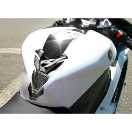 KIT D'ADHESIFS 3D GEL pour MOTO compatible YAMAHA YZF R1 2007-2008 CARBON LOOK