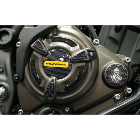 Kit pegatinas gel 3D protectores cárter moto compatible Yamaha Tenere 700 Rally