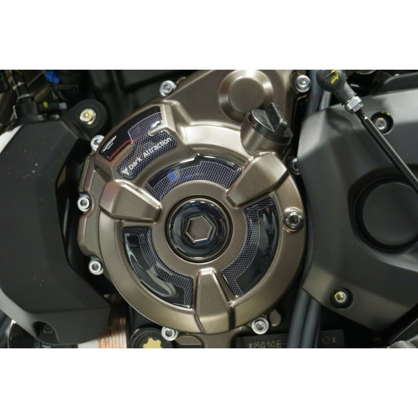 Kit d'autocollants 3D en gel pour moto, protections latérales de carter, compatibles Yamaha MT-07