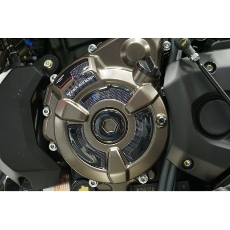Kit adesivi in gel 3D protezioni laterali carter moto compatibili Yamaha MT-07