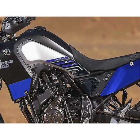 Kit Adesivi In Gel 3D Protezioni Laterali Moto Compatibili con Yamaha Tenere 700