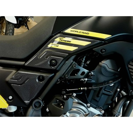 Kit Adesivi In Gel 3D Protezioni Laterali Moto Compatibili con Yamaha Tenere 700
