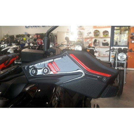 KIT ADESIVI IN GEL 3D PROTEZIONI PARAMANI MOTO compatibili SUZUKI V-STROM 1050