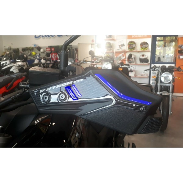 KIT 3D GEL ADHESIVES PROTECTION POIGNEE PIECES moto compatible SUZUKI V-STROM 1050