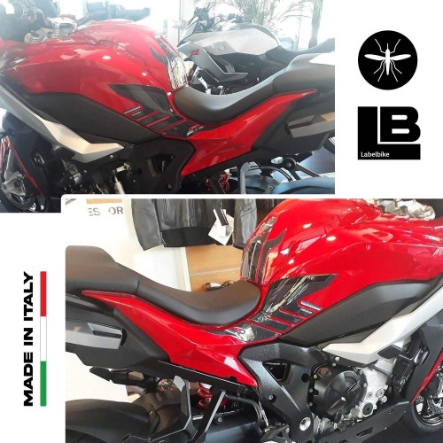 3D Gel Aufkleber Kit Motorrad Tankschützer kompatibel BMW S1000XR 2020-2021 2