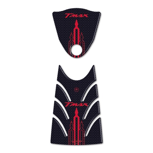 KIT ADESIVI in RESINA 3D Compatibile T max PROTEZIONE YAMAHA Tmax 500 2008-2011 2