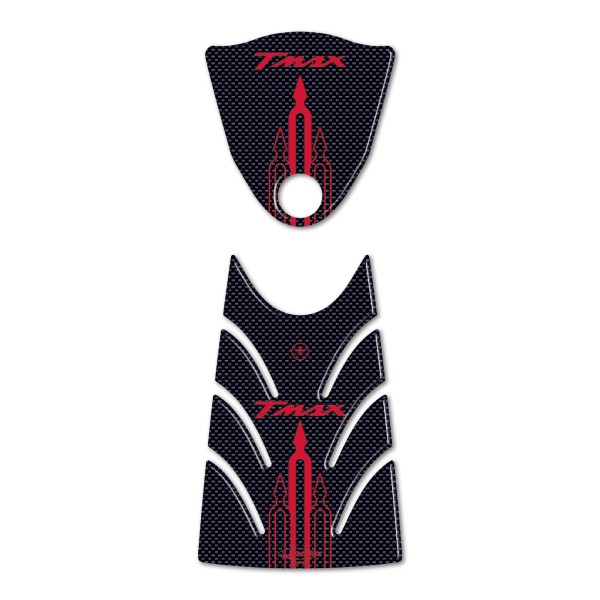 KIT ADESIVI in RESINA 3D Compatibile T max PROTEZIONE YAMAHA Tmax 500 2008-2011