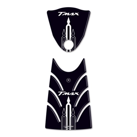 KIT ADESIVI in RESINA 3D Compatibile T max PROTEZIONE YAMAHA Tmax 500 2008-2011