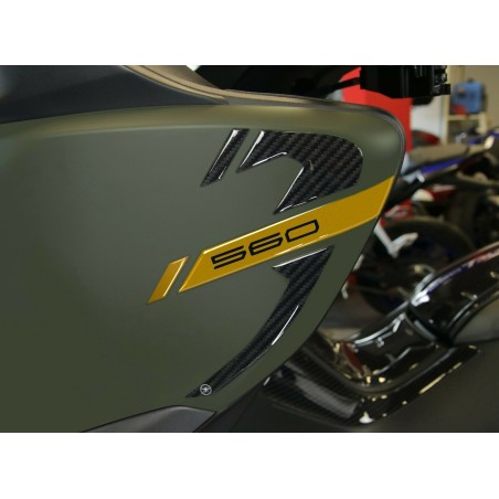 3D RESIN ADHESIVE KIT compatible YAMAHA Tmax 560 2020-2021 CARBON LOOK-GOLD