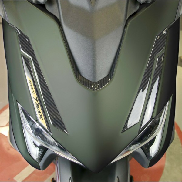 KIT ADHESIVO 3D RESINA compatible YAMAHA Tmax 560 2020-2021 CARBON LOOK-ORO