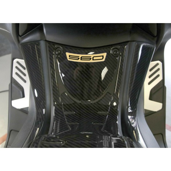 KIT ADHESIF 3D RESINE compatible YAMAHA Tmax 560 2020-2021 CARBON LOOK-GOLD
