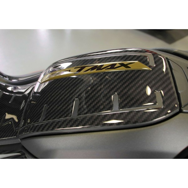 Kit ADESIVI in RESINA 3D compatibili YAMAHA Tmax 560 2020-2021 CARBON LOOK-ORO
