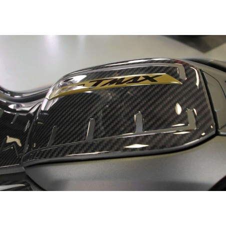 KIT ADHESIVO 3D RESINA compatible YAMAHA Tmax 560 2020-2021 CARBON LOOK-ORO