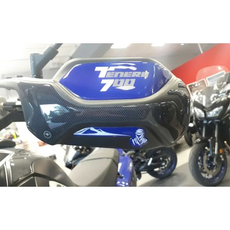 Kit adesivi in resina 3D protezioni paramani moto compatibili Yamaha Tenere 700