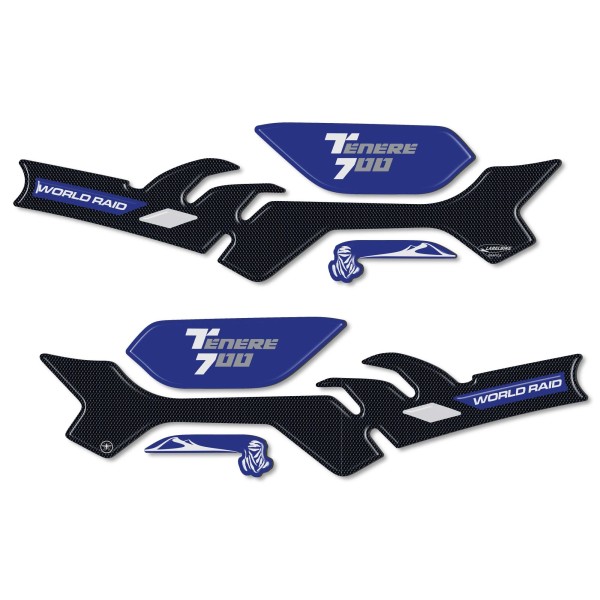 Kit de pegatinas de resina 3D guardamanos moto compatible Yamaha Tenere 700