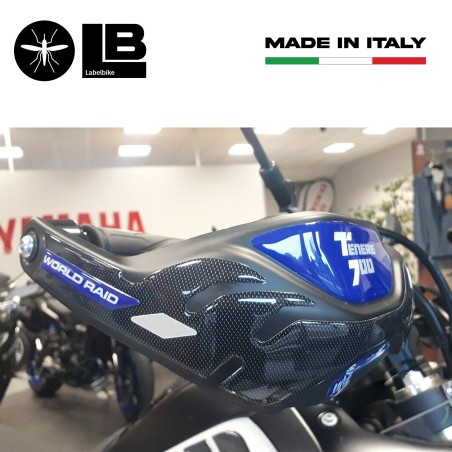 Kit adesivi in resina 3D protezioni paramani moto compatibili Yamaha Tenere 700