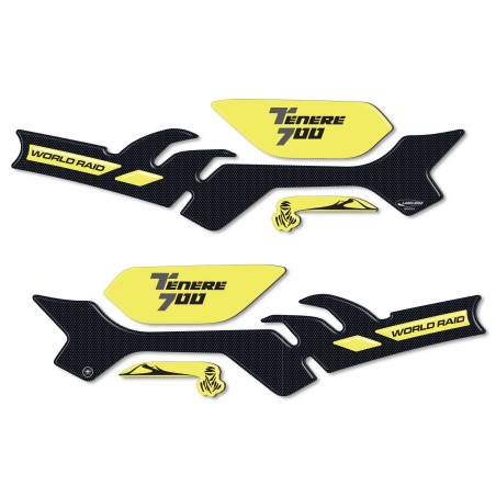 Kit de pegatinas de resina 3D guardamanos moto compatible Yamaha Tenere 700