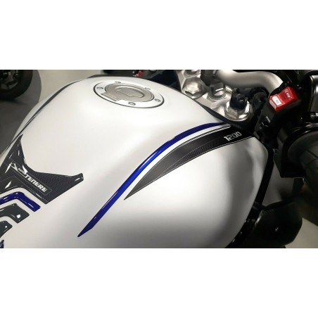 KIT 3D RESIN ADHESIVE PROTECTIONS FOR MOTORCYCLE kompatibel YAMAHA SUPER TENERE blau
