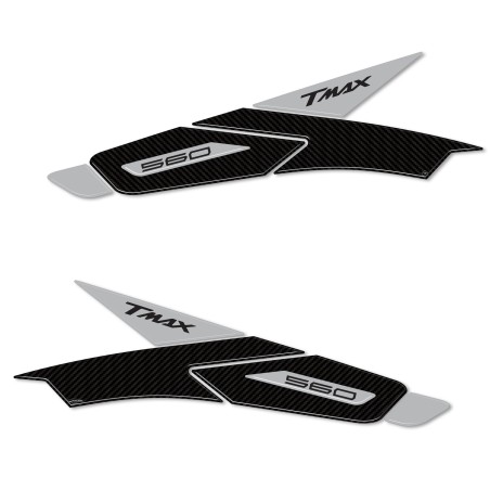 Kit adesivi in resina gel 3D per boomerang compatibili con Yamaha Tmax 2022-2025
