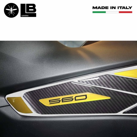 Kit adesivi in resina gel 3D per boomerang compatibili con Yamaha Tmax 2022-2025
